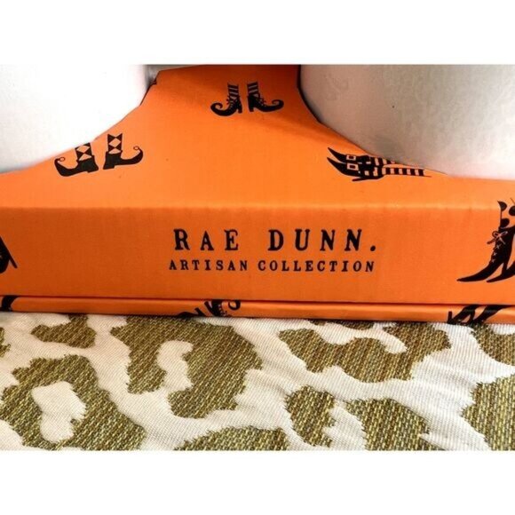 HTF RARE Rae Dunn "TRICK" and "TREAT" Mug Set New Original Packaging HALLOWEEN - Picture 8 of 8